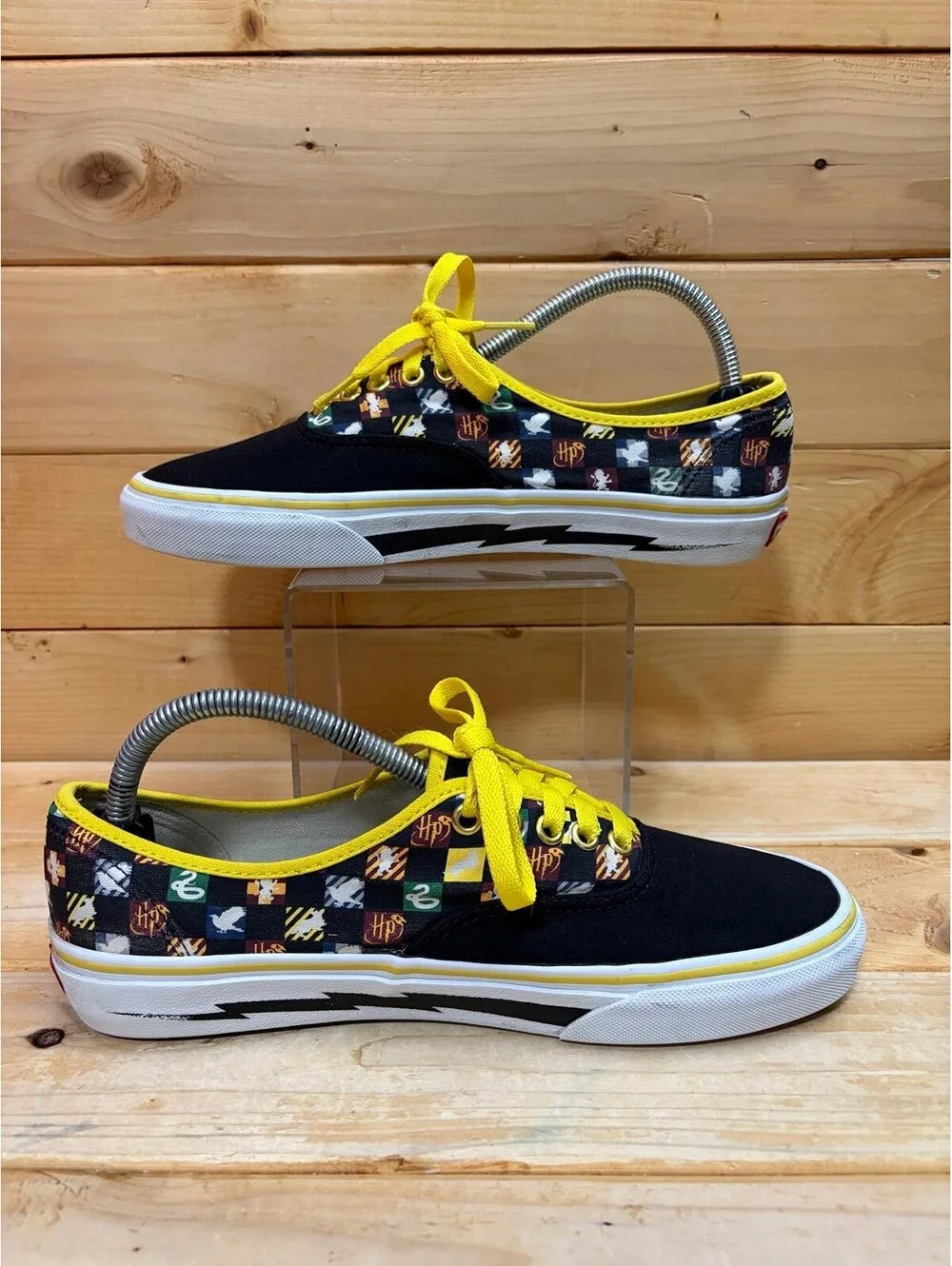 Harry Potter Checkerboard House Decal classic vans shoes Men’s 8.5 Women 10